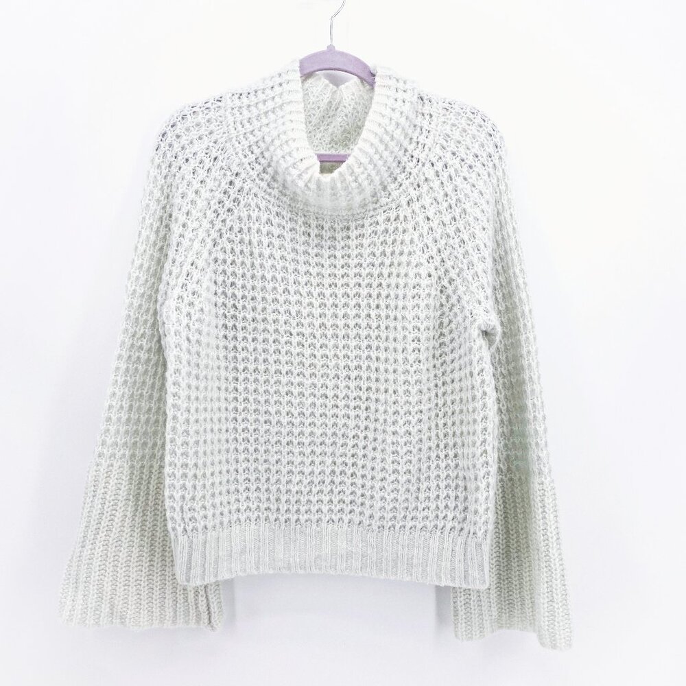 Maeve Dionne Cowl Bell Sleeve Sweater